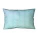 Latitude Run® Avicia Herringbone Indoor/Outdoor Lumbar Pillow Polyester/Polyfill blend in Green/Blue | 14 H x 20 W x 3 D in | Wayfair