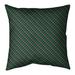 Latitude Run® Avicia Stripe Geometric Square Pillow Cover Polyester in Green | 9.5 H x 1 D in | Wayfair B6AC15E005CC48C88BDB72CE31F7EFA6