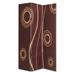 Orren Ellis Booneville 3 Panel Room Divider Wood/Canvas in Brown | 72 H x 48 W x 2 D in | Wayfair 9841DBBC5466415893E45F6CA43F8C57