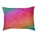 Tucker Murphy Pet™ Byrge Rainbow Astrology Dog Pillow Polyester in Orange/Pink/Green | 14 H x 42.5 W in | Wayfair CB479635EA7E49BB93762A7D2DECCA89