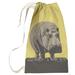 East Urban Home Vintage Hippo Zoo Poster Laundry Bag Fabric in Gray/Green/Brown | 76.5 H in | Wayfair B25E525A7BAC4F5EAFF4966DADB29225