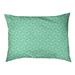 Tucker Murphy Pet™ Byrge Hexagonal Lattice Outdoor Dog Pillow Polyester/Fleece in Green/White | 14 H x 42.5 W in | Wayfair