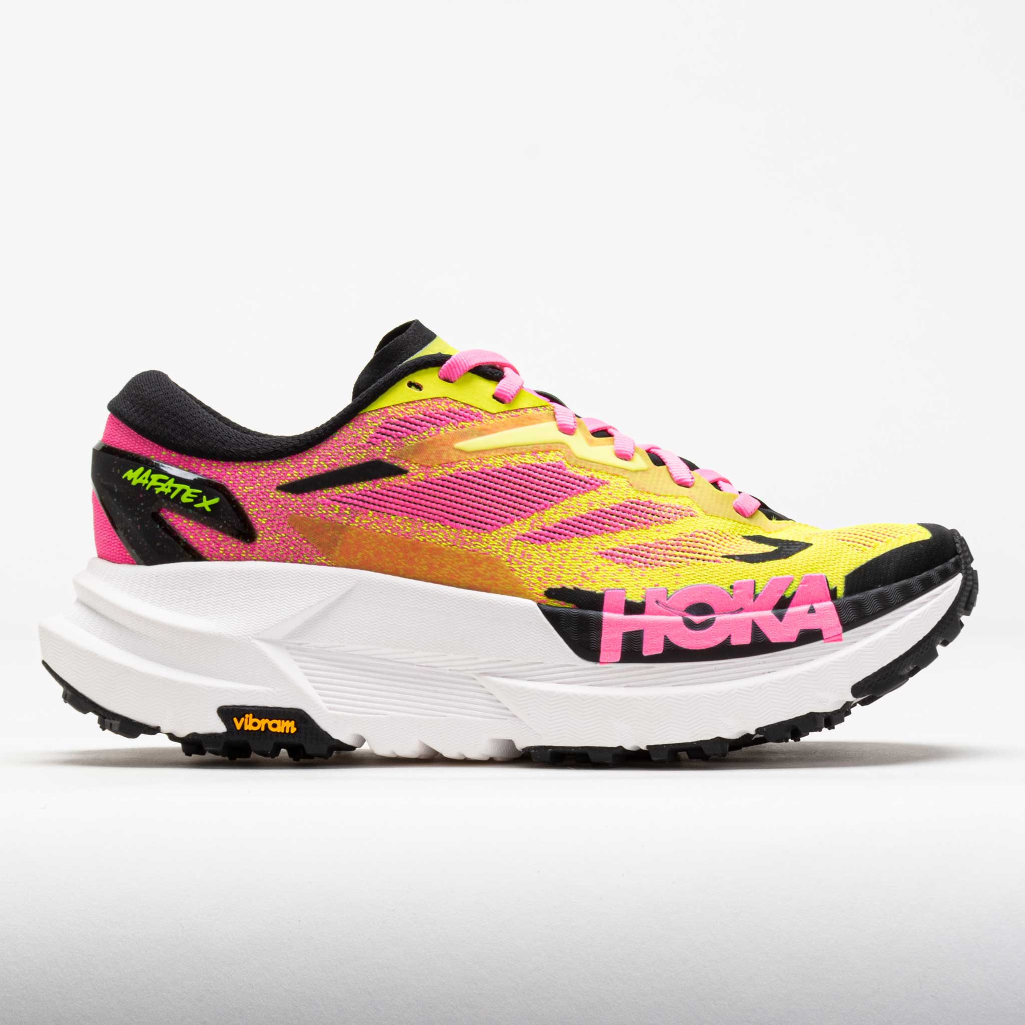 HOKA Mafate X Men's Trail Running Shoes Neon HOKA Citrus/Neon Rose