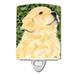 Caroline's Treasures Retriever Ceramic Night Light Ceramic in Brown/White/Yellow | 6 H x 4 W x 3 D in | Wayfair SS8810CNL