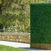 e-Joy 1.7 ft. H x 1.7 ft. W Polyethylene Fence Panel | 20 H x 20 W x 0.65 D in | Wayfair HG_DarkGreen40x40_2PC