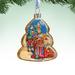 Designocracy Three Kings Holiday Shaped Ornament Glass in Blue/Brown/Red | 3 H x 2.5 W x 1 D in | Wayfair 772073