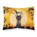 The Holiday Aisle® Soria Halloween Schnauzer Pillowcase Microfiber/Polyester | Wayfair 587F6A87623A4D88B87EF8702D344C06