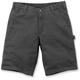 Carhartt Rigby Salopette short, noir-gris, taille 30