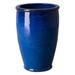 Longshore Tides Chagnon Ceramic Pot Planter Ceramic in Blue | 27 H x 18 W x 18 D in | Wayfair 1E37E94783E7453A984178694384BC40