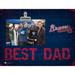 Atlanta Braves 8'' x 10.5'' Best Dad Clip Frame