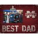 Mississippi State Bulldogs 8'' x 10.5'' Best Dad Clip Frame