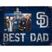 San Diego Padres 8'' x 10.5'' Best Dad Clip Frame