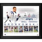 Rob Gronkowski New England Patriots Framed 20" x 24" Retirement Collage Photograph