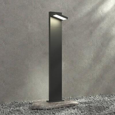 LED Wegeleuchte Silvan Lucande, schwarz, Aluminium, Modern, LED Außenleuchte Image