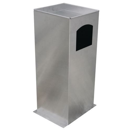 option cendrier poub 350x350ht 855 mm pour abr i fumeur