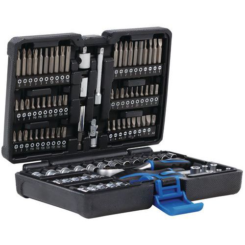 Coffret Embout + Douilles 97 Pieces 1/4 - Agecom Diffusion