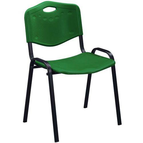 Chaise Coques Plastique Vertes Struct Noire Ek Wo - Manutan Expert