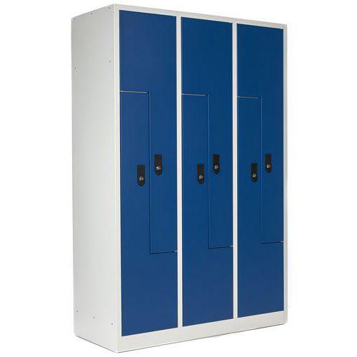 vestiaire porte l 3 x 2 portes 1800x1185x500- manutan expert