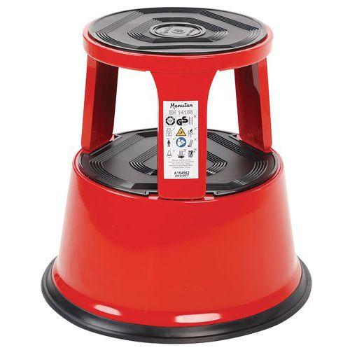 Marchepied Mobile Acier - Rouge - Manutan Expert