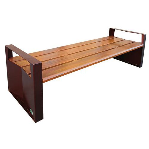 Banquette Moderne H:590 Bois Tropical - Benito