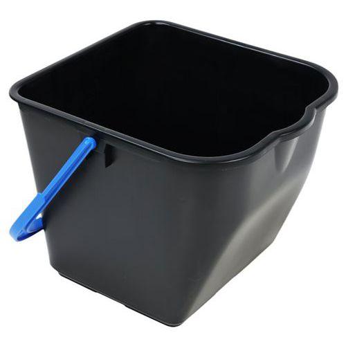 Seau Noir Avec Anse Bleue 15l - Manutan Expert