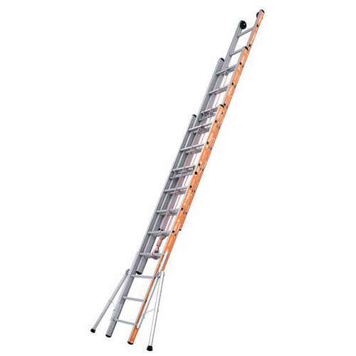 Echelle Pronor Coulisse À Corde 3 Plans 3x10 Éch._01233110 - Tubesca-Comabi