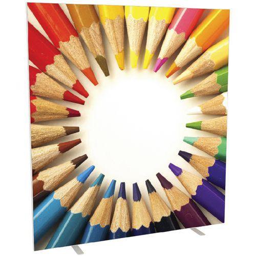 cloison 160x174x39 cm crayons couleur manutan expert