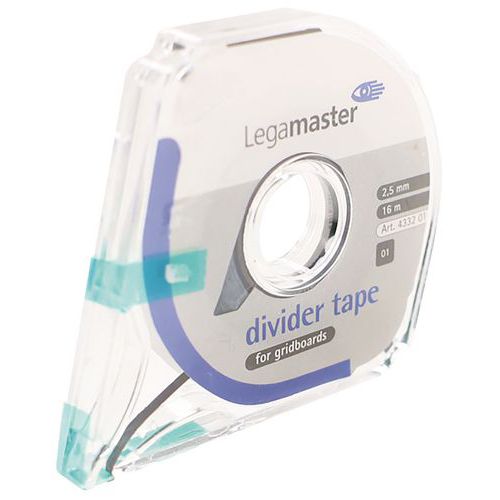 Bande De Séparation Pour Tableau 25 Mm X 16 M Noir - Legamaster