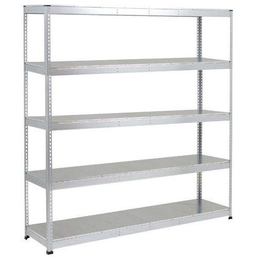rayonnage manutan rapid 1 2440x2440x610 5 tabl métal zingué