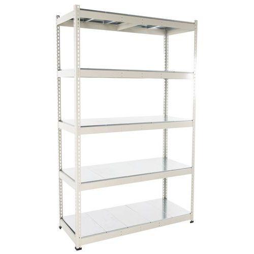 rayonnage manutan rapid 1 2440x1525x915 5 tabl métal gris