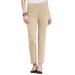 Appleseeds Women's SlimSation® Ankle Pants - Tan - 14 - Misses