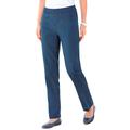 Appleseeds Women's SlimSation® Straight-Leg Pants - Denim - 22W - Womens