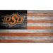 Oklahoma State Cowboys 11'' x 19'' Distressed Flag Sign