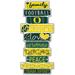 Oregon Ducks 5'' x 24'' Celebrations Stack Sign