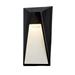 Justice Design Group Ambiance Collection 15 Inch Tall 1 Light LED Outdoor Wall Light - CER-5680W-BKMT