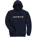 Carhartt Signature Logo Midweight Capuche, bleu, taille S