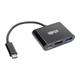 Tripp Lite USB-C to HDMI Multiport Adapter withUSB Hub PD Charging USB Type C (U444-06N-H4UB-C)