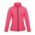 Regatta Professional Womens/Ladies Octagon II Waterproof Softshell Jacket (12 UK) (Hot Pink/Black)