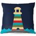 Isabelle & Max™ Vince Couch Lighthouse Nursery Throw Pillow Polyester/Polyfill blend | 16 H x 16 W x 4 D in | Wayfair