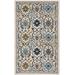 "Courtyard Collection 7'-10"" X 7'-10"" Square Rug in Navy And Beige - Safavieh CY6244-268-8SQ"