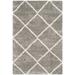 "Hudson Shag Collection 2'-3"" X 8' Rug in Grey And Ivory - Safavieh SGH281B-28"