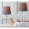 Erin 16-Inch H Crystal Cube Lamp (Set of 2) - Safavieh LIT4126B-SET2