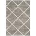 "Hudson Shag Collection 2'-3"" X 3'-9"" Rug in Grey And Ivory - Safavieh SGH281B-24"