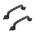 The Renovators Supply Inc. Wrought Iron 4 1/2" Center to Center Bar/Handle Pull Multipack Metal in Black | 1.25 W in | Wayfair 35631