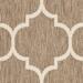 "Courtyard Collection 5'-3"" X 5'-3"" Square Rug in Navy And Beige - Safavieh CY6914-268-5SQ"