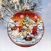 G Debrekht Holiday Splendor Santa's List Oversized Limited Edition Ball Ornament Glass in Orange/Red | 5.5 H x 5 W x 5 D in | Wayfair 73870R