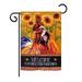 Breeze Decor Rooster Nature Farm Animals Impressions 2-Sided Polyester 19 x 13 in. House Flag in Black/Orange | 18.5 H x 13 W in | Wayfair