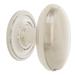 Nostalgic Warehouse Homestead 1 3/4" Length Oval Knob Metal in Gray | 1.75 H x 1.125 W x 1.3333 D in | Wayfair 769497