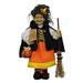 Karen Didion Originals Candy Corn Witch Figurine Resin | 19 H x 12 W x 6 D in | Wayfair HA18-03