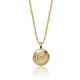 Women's Alex Woo Chicago Cubs 14k Yellow Gold Disc Necklace